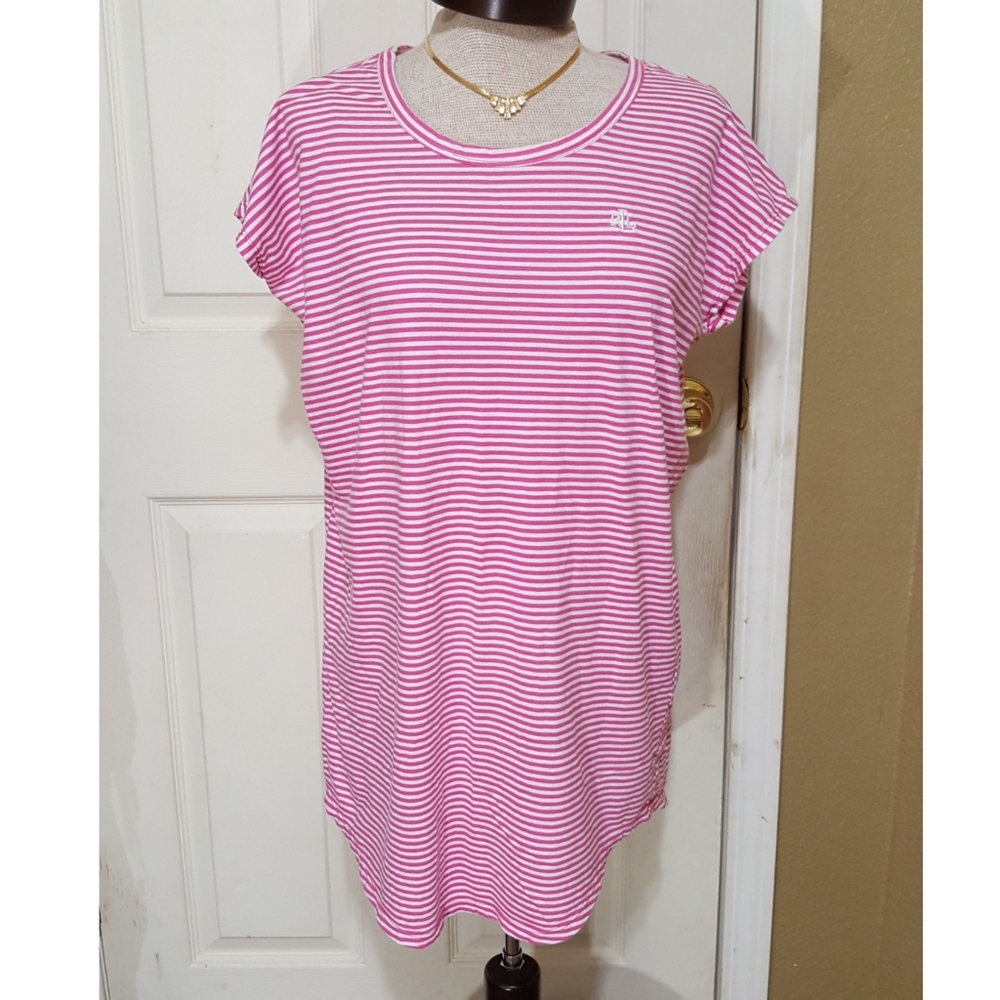 LAUREN (ralph lauren) striped dress Sz M